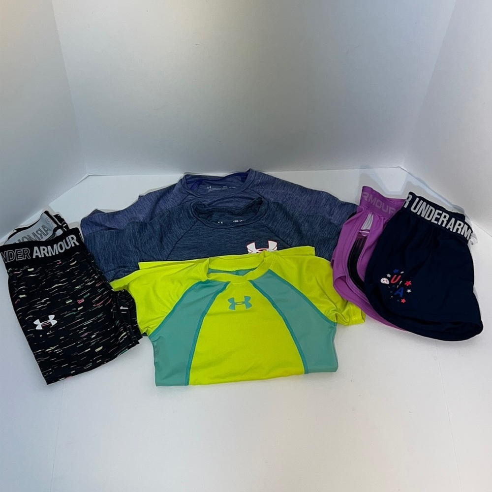 Under Armour Kids Clothing Set - Blue, Yellow, Purple, Black